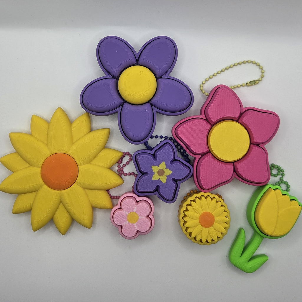 Flower Clickers and Spinners